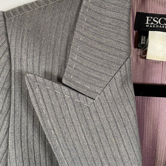 ESCADA Gray Suit SZ 6 - Picture 5 of 9